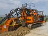 The Marias trenching machine working in North Norfolk 