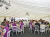 Lunch in the quayside marquee following the baptism of the ESVAGT Njord