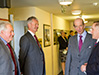 Statoil’s Rune Ronvik [right] is introduced to HRH The Duke of Kent at the Muckleburgh Collection 