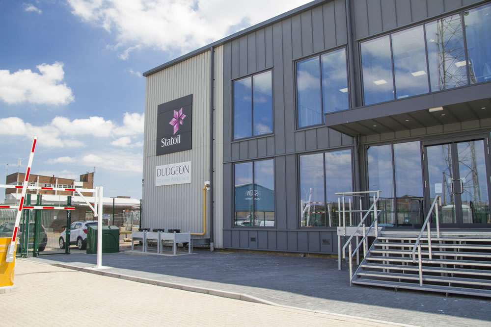 Dudgeon Wind farm operational base in Great Yarmouth