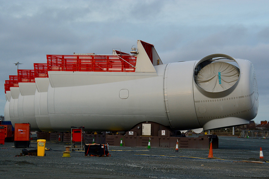 Nacelles for Dudgeon awaiting the next load out